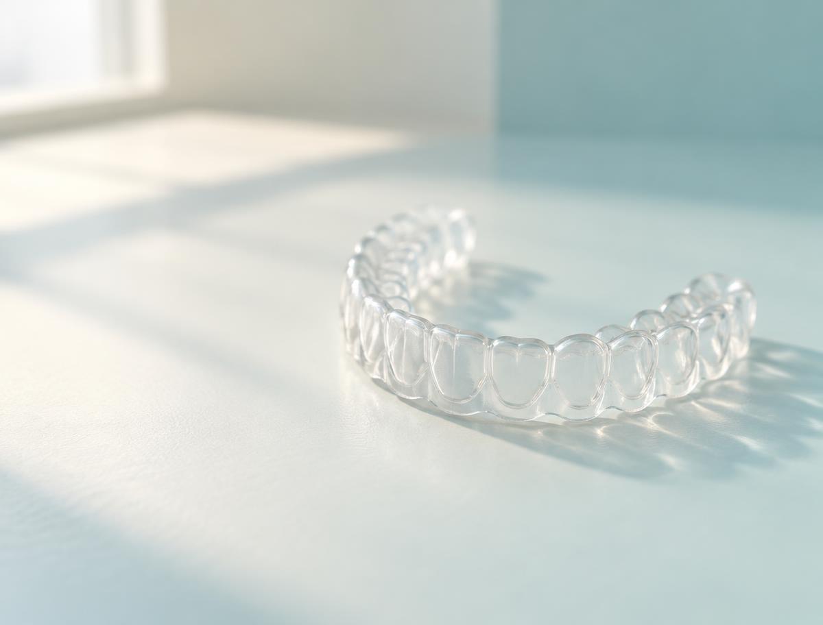 Illustrative image of a clear aligner tray
